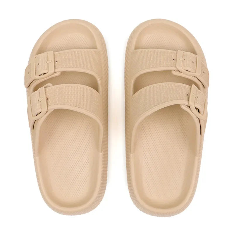 Cushion Sandals Women Men Cloud Soft Sole Slides Platform Slippers Eva Outdoor Sandals Non-slip Home Ciabatte Uomo Flip Flop