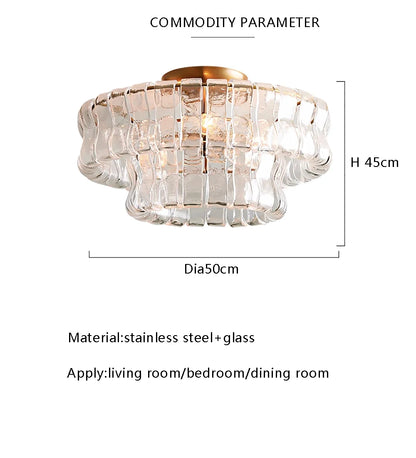 Glass Chandeliers Lights 2026 Classic Round Hanging Lamps for Ceiling Home Decoration Lighting Gold Lustres Lamparas De Teto