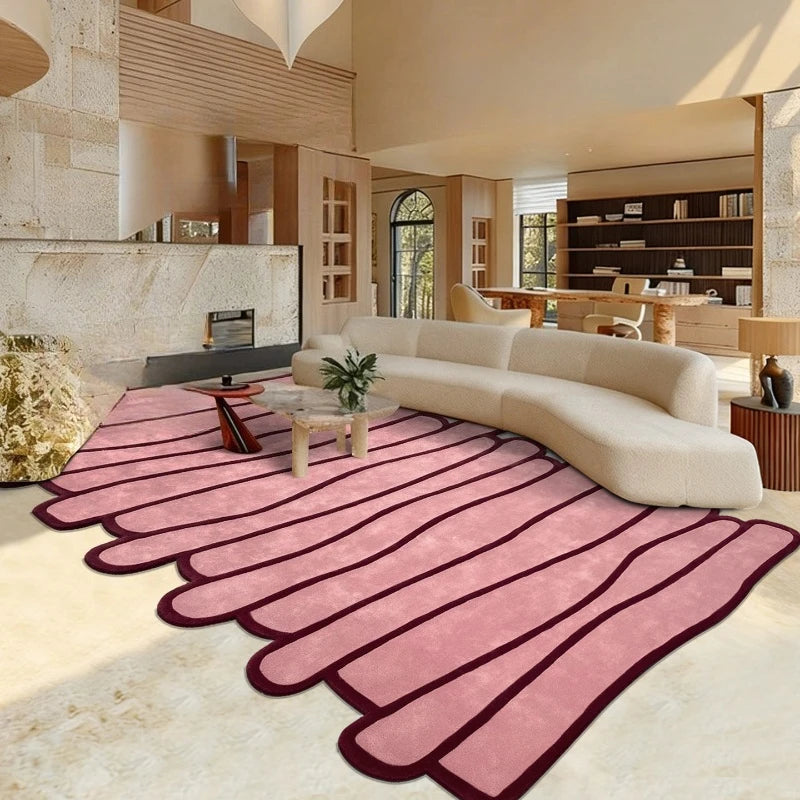 Irregular Shape Bedroom Decor Large Carpet Thickend Plush Cloakroom Rug Creativity Rugs for Bedroom Fluffy Soft Lounge Floor Mat