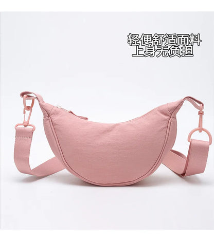 New Mini Women's Nylon Shoulder Bag Casual Sports Female Hobos Crossbody Bags Fashion Female Fanny Pack Purse Handbags