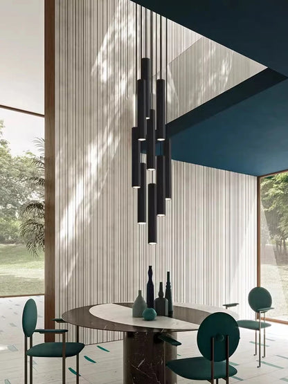 Modern home decor led lights pendant light lamps forstaircase Chandeliers for living room hanging light indoor lighting