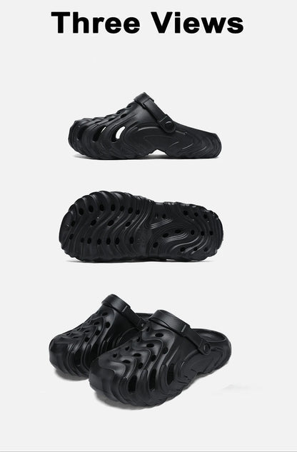 Summer Beach Clogs For Men EVA Breathable Slippers Outdoor Sandals Soft Slides Men Casual Water Garden Shoes Male Beach Sandals
