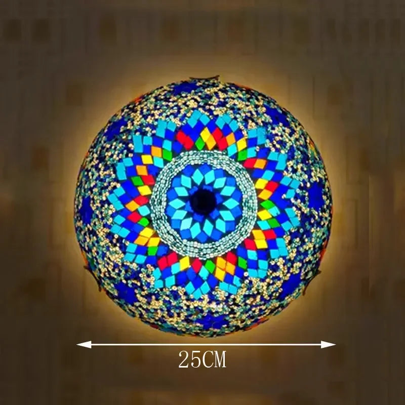 Stained Glass Ceiling Lamps Led Lights for Living Room Bedroom Chandelier Kitchen Lighting Fixture Tiffany Home Luminaria Decor