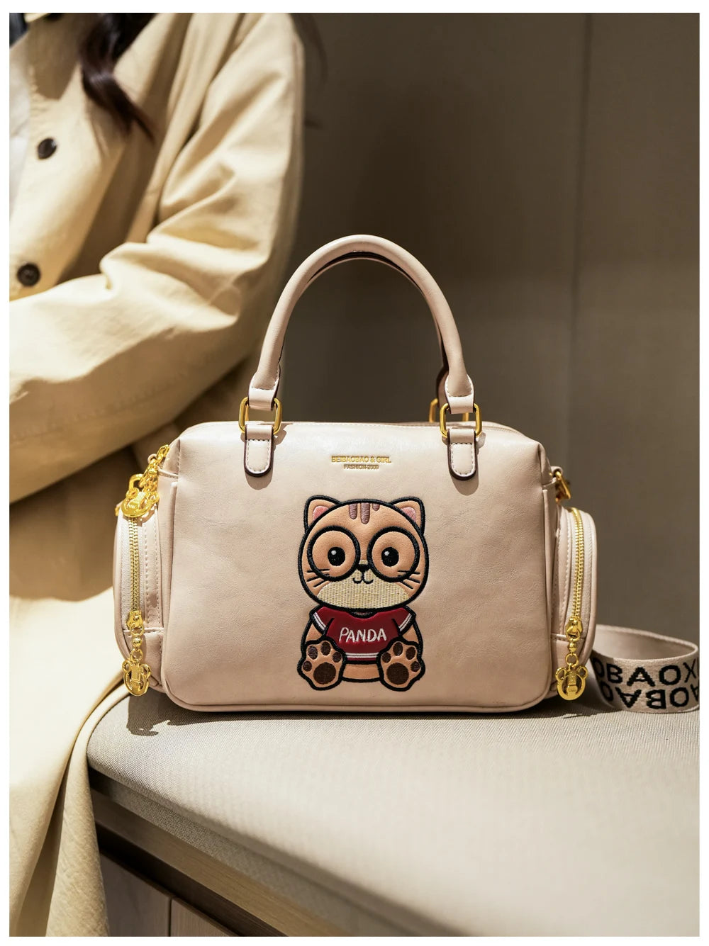 Fashion Luxury Brand Ladies Shoulder Bag Cartoon Bear Women's Crossbody Bag High Quality Tote Bag Waterproof Women's Hanbags