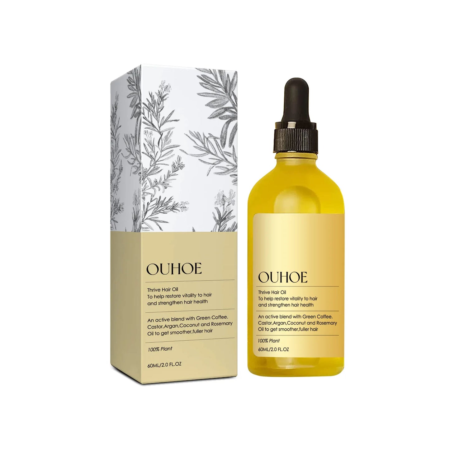 Natural Rosemary Oil Dense Repair Dry Damaged Hair Growth Anti Hair Loss Moisturize Smoothing Nourishing Hair Care Essential Oil