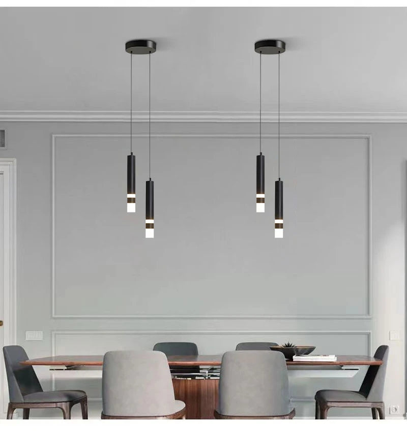 Interior Pendant Lights for Bedroom Adjustable Suspended Hanging Lamps Nordic Chandelier Lighting Fixtures for Kitchen Bedroom