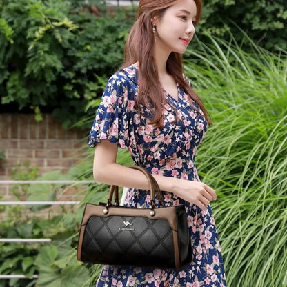 Top Quality Leather Hand Shoulder Bags for Women Luxury Handbags Women Bags Designer Casual Large Capacity Tote Bag Sac