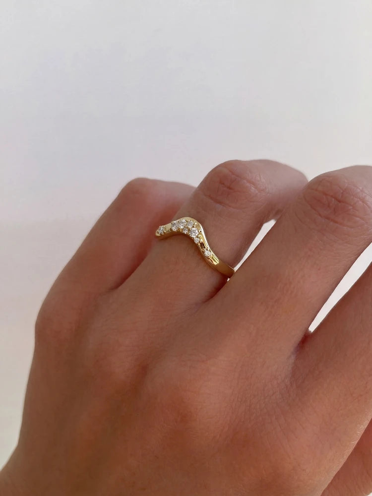 925 Sterling Silver Simple Fashion Water Drop Zircon Ring For Women Engagement Wedding Luxury High Quality Fine Jewelry