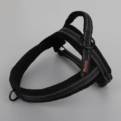 Winter Warm Soft Padded Dog Harness No Pull Dog Harness Vest Reflective Adjustable Pet Training Vest For Small Medium Large Dogs