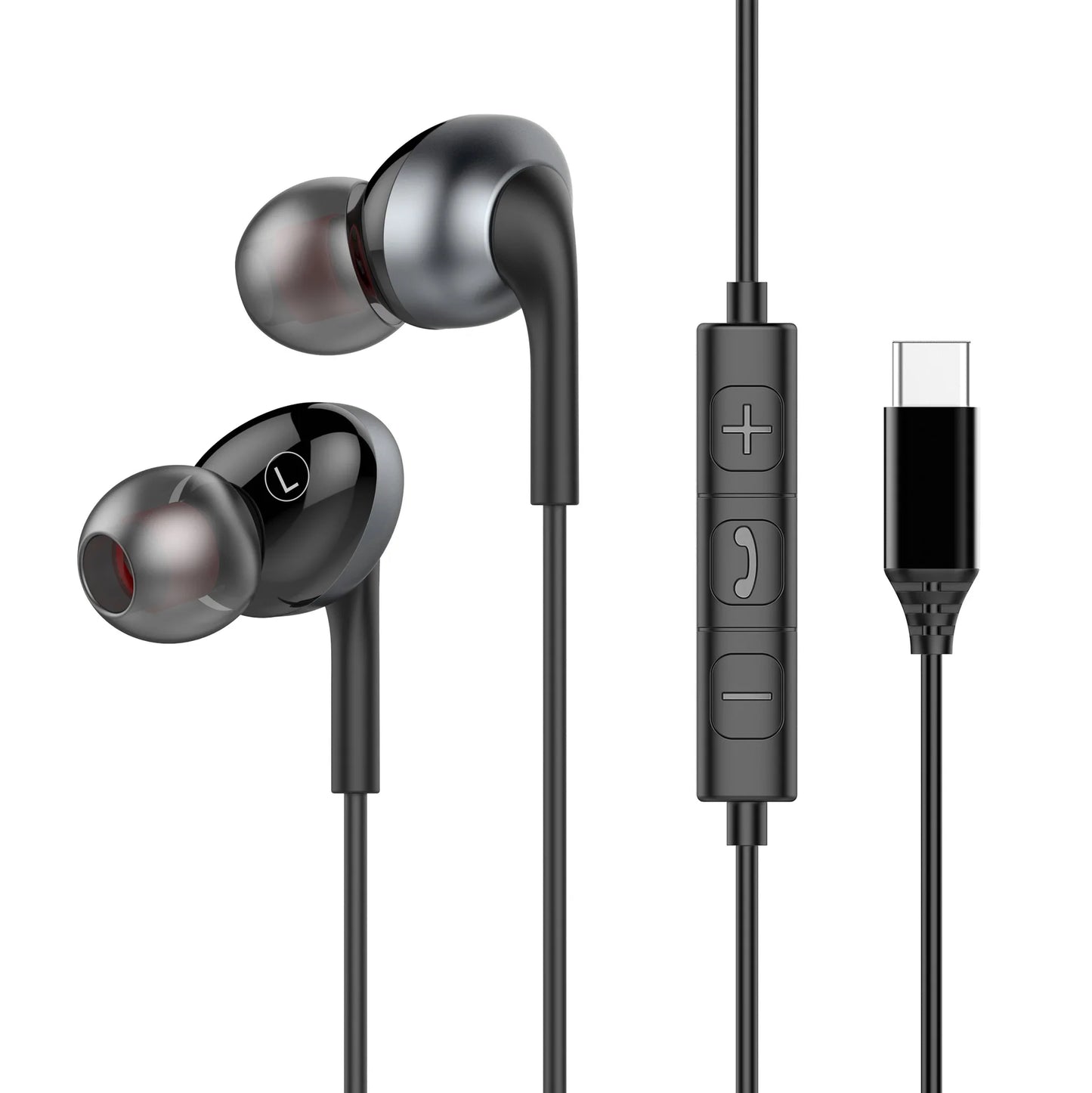 For Samsung Wired Headphones in Ear USB Type C Earphones 9d HiFi Stereo Earbuds For Galaxy S26 S25 S24 S23 S22 S21 Ultra A56 A54