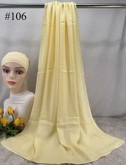Mini Modal Hijab with Undercap Set Basic Stretchy Pullover Headscarf Thin Breathable Sunscreen Head Wrap Hijabs Scarf 165*50cm