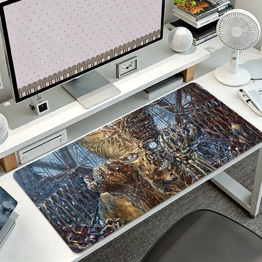 G-Ghost Cool Band Skeleta Mouse Pad Non-slip Thickened MousePad Student Gaming Cushion Large Writing Lockedge Office