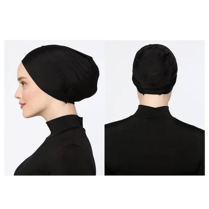 Women's Hijabs Sport Modal Islamic Black Undercap Muslim Abaya Hijabs Abayas Jersey Turbans Turban Instant Head Wrap Women Cap