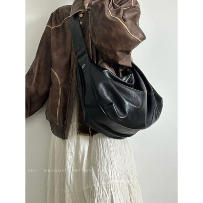 CGCBAG 2025 New Fashion Luxury Designer Tote Bag Simple Solid Commuting Original Brand Handbags Women Soft Leather Shoulder Bag