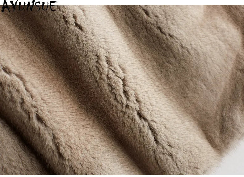 AYUSNUE Natural Mink Coat Men Winter Jacket Whole Mink Real Fur Coats Male Luxury Clothes Fashion Warm Куртка Натуральный Мех