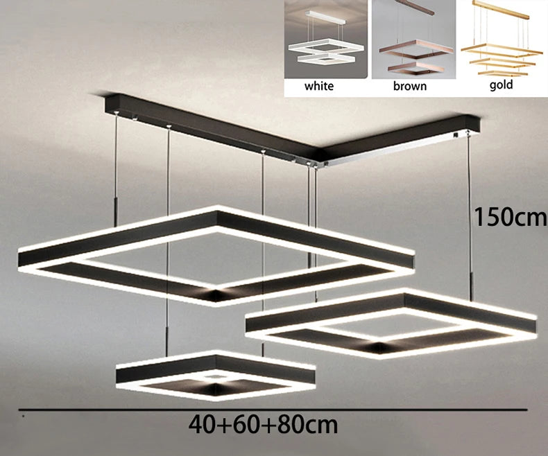 Modern home decor led lights pendant light lamps for living room Chandeliers for dining room hanging light indoor lighting