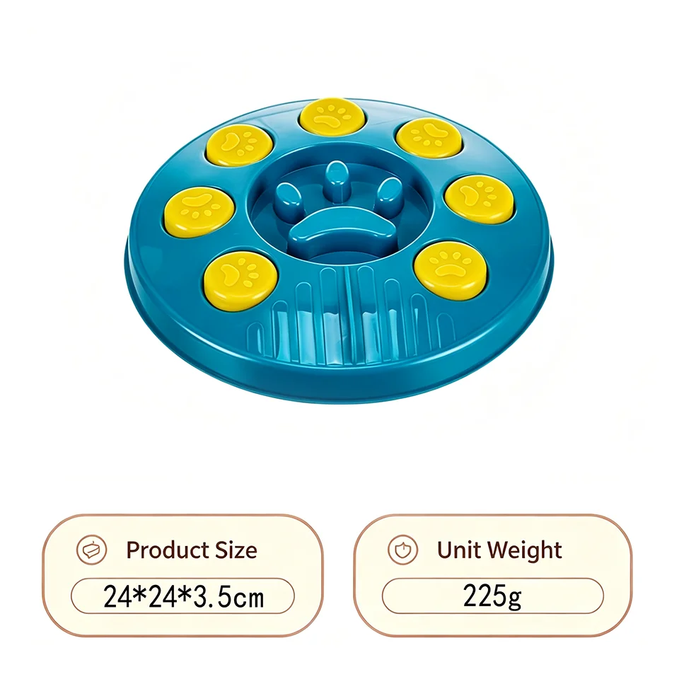 Dog Puzzle Toys Slow Feeder Interactive Brain Increase Puppy IQ Food Dispenser NonSlip Slowly Eating Bowl Pet Cats Dogs Training