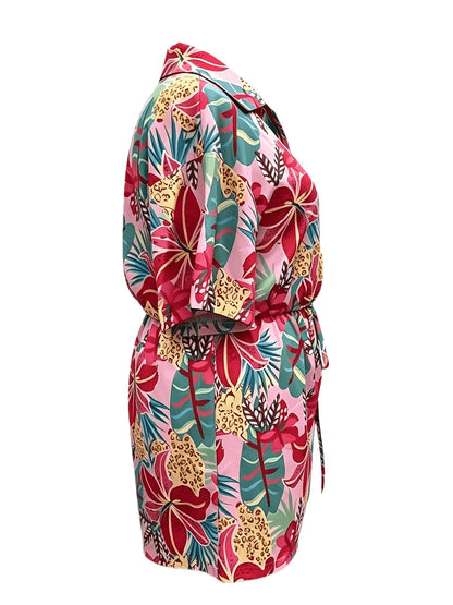 Elegant Stylish New Arrival Printed Jumpsuits for Women, Loose Fit Soft Fabric Fashion Full Length One Piece Outfit