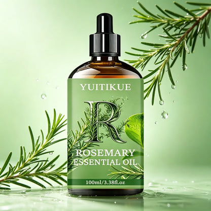 Rosemary Essential Oil Nourish Scalp Strengthen Hair Hydrating Skin Massage Oil Natural Aromatherapy Daily Body Hair Care