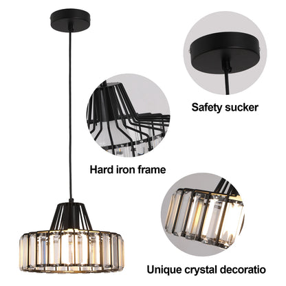 Crystal Pendant Lights Indoor Bedroom Ceiling Chandeliers Lamps Nordic Loft Loby Hanging Light Fixture Hotel Hall Decor Led Lamp