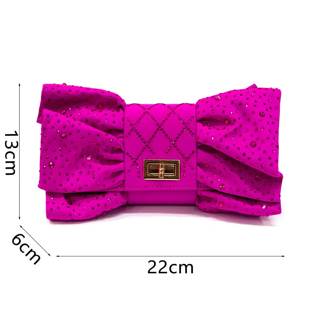 Nigerian Women Heel Party Ladies Italian Design Shoes And Bags Set Decorated with Rhinestone Handbag Wedding Party