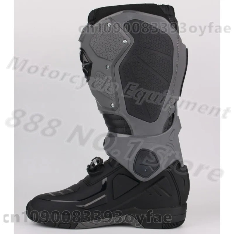 SCOYCO MBM004 Motorcycle Protective Boots Anti-drop Motocross Boots Anti-Slip All-Terrain Grip Motobike Waterproof Shoes