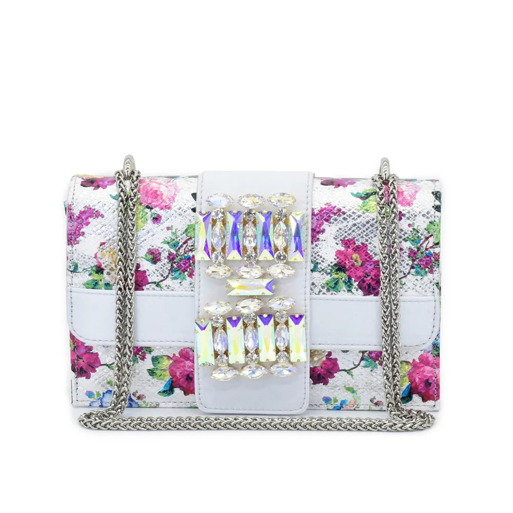 New Arrival Women Shoes and Bag Set To Match African Ladies Bag and Shoe Set Nigeria Party Pumps Decorated with Rhinestone