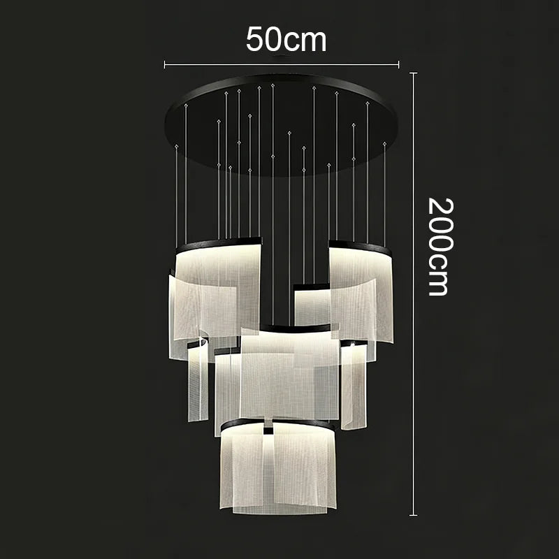 Modern home decor ring led lights pendant light lamps for living room Chandeliers for dining room hanging light indoor lighting