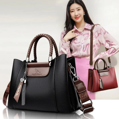 Designer Shoulder Hand Bags for Women Sac Woven Handle High Quality Leather Casual Tote Luxury Women Bags Handbag Crossbody Sac