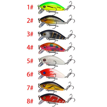 Cross-border Luya bait simulation bait 5cm/4.2g Mino rock simulation hard bait fake bait sea fishing freshwater, fishing gear