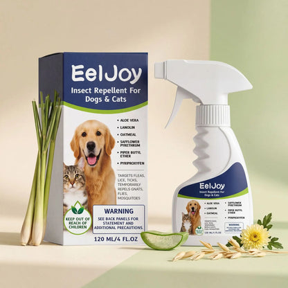 Pet Flea Tick Repellent For Dogs Cats Daily Pest Control Soothing Gentle Care External Parasite Treatment Pet Supplies