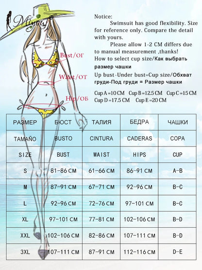 Miyouj Sexy One Piece Suits Print Swimwear For Women Ruffle Swimsuit Summer Beachwear String Bathing Suits Newest Swimsuits