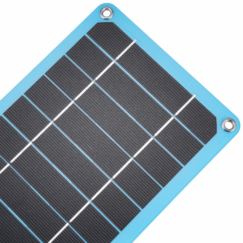 30W Portable Solar Panel USB Foldable Solar Charger Outdoor Battery Power Bank for Camping Hiking Travel Phone Charging 5V