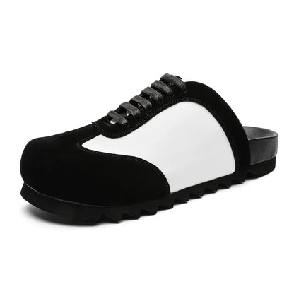 DIMANYU Men's Slip-On Outdoor Slippers  2026 New Fashion Mule Shoes Men Thick Sole Mixed Color Casual Men's Slippers