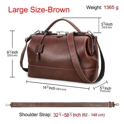 CONTACT'S Genuine Leather Top Handle Bags for Women Sling Shoulder Bags Tote Bag Handbags Metal Frame Female Bags Ladies Fashion