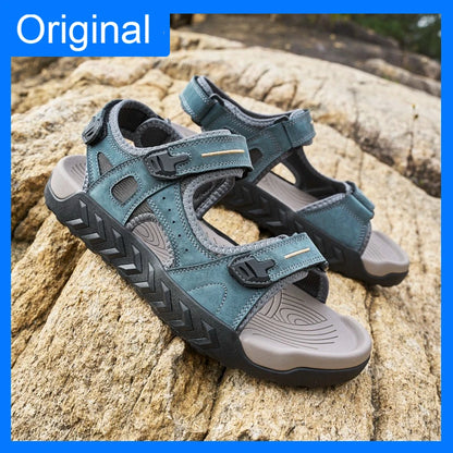 Men Sandals Outdoor Camping Hiking Water Wading Sports Shoes Anti Slip Quick Drying New Summer Comfortable Beach Shoes for Youth