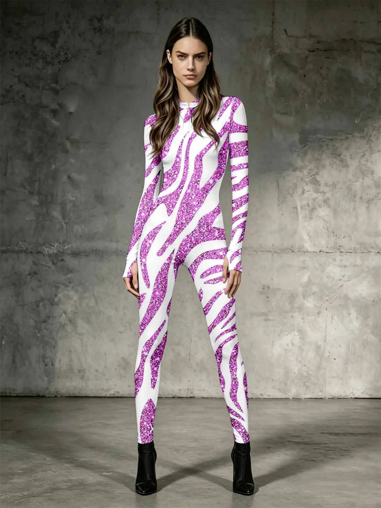 High end long sleeved jumpsuit, women's stand up collar one-piece pants for body shaping, jumpsuit