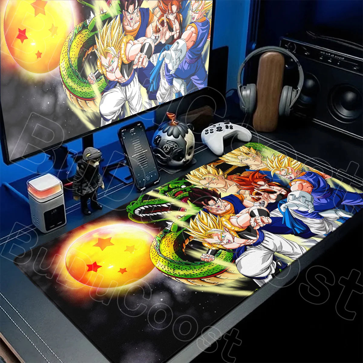 Dragon Ball Goku Anime Rubber Mousepad Speed XXL Gamer Laptop Stitch Edge Keyboard Mat Washable Durable Office Desk Pad Boy Gift