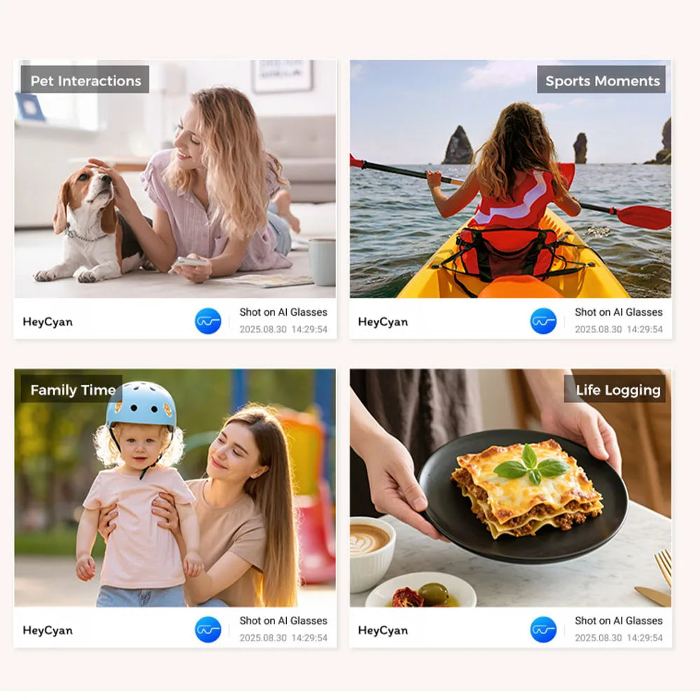 M02 Smart Sunglasses AI Translation 100+ Languages 8MP Camera Bluetooth Music Call Smart Glasses with Charging Box
