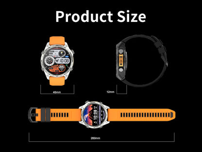2026 HD300 Pro GPS Smart Watch for Outdoor Sports Offline Map 5.4Bluetooth Call Waterproof Health Travel Diving Smartwatch
