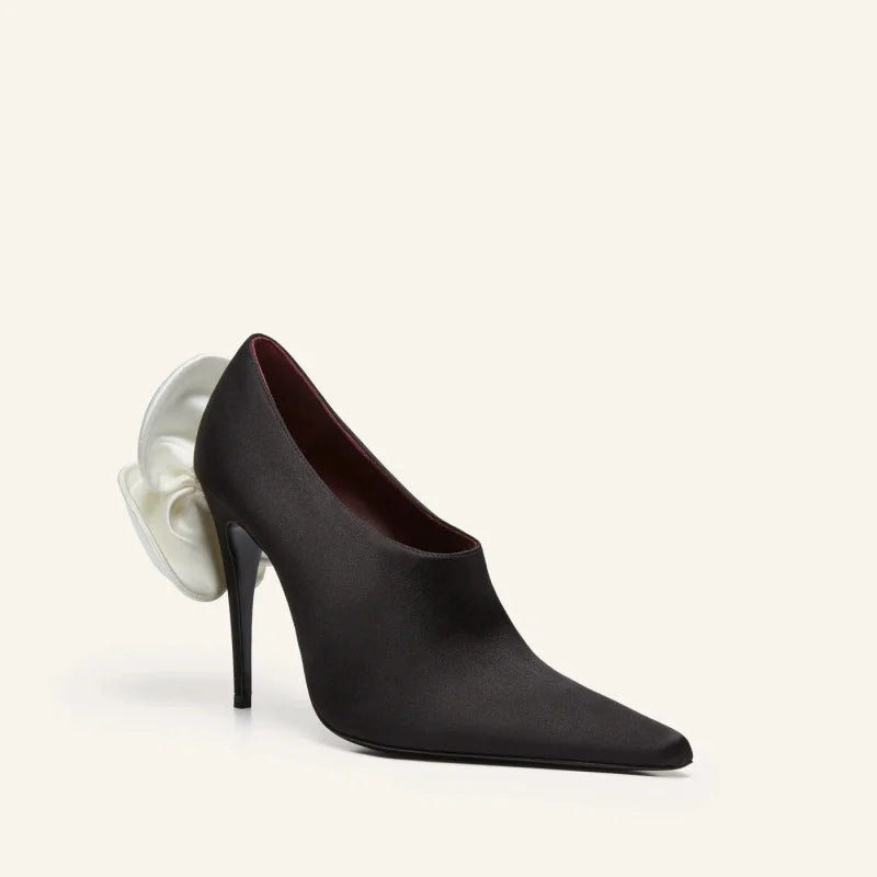 2026Spring/Summer New Pointed Stiletto Single Shoes European and American Fashion 34-45 Large Women's Fashion Women's Shoes