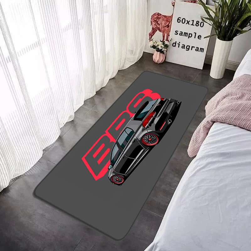 House Entrance Doormat BBS Wheel HubHallway Carpet Living Room Rugs Foot Carpets Bathroom Rug Floor Mats Non-slip Home Decor