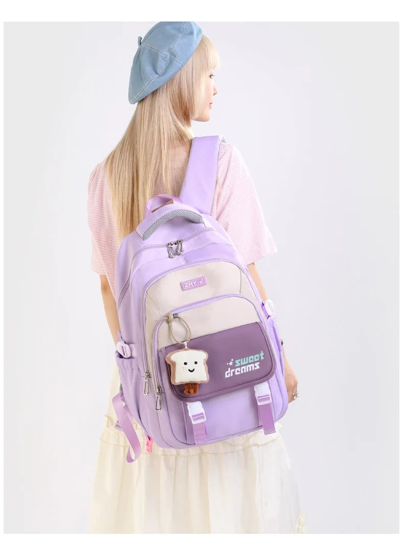 2025 Waterproof Girl Backpack Children School Bags for Kids Book Bag Children New School Backpack Girls mochila infantil escolar