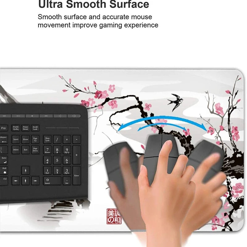 Gengar Anime Pokemon Pikachu Kawaii Mouse Pad Professional eSports Game Players Speed Lock Edge Game Desk Mousepad Keyboard Mat