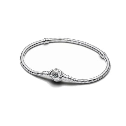 Hot Selling 925 Silver Flower Shaped, Heart Shaped, Butterfly Bracelet, Suitable For European Women's Fashionable Luxury Jewelry