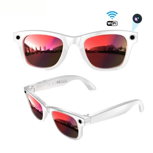Smart Glasses W610 with Camera 8 Million Pixels Wi-Fi Touch Control Dual-microphone Noise Reduction AI Translation Sunglasses