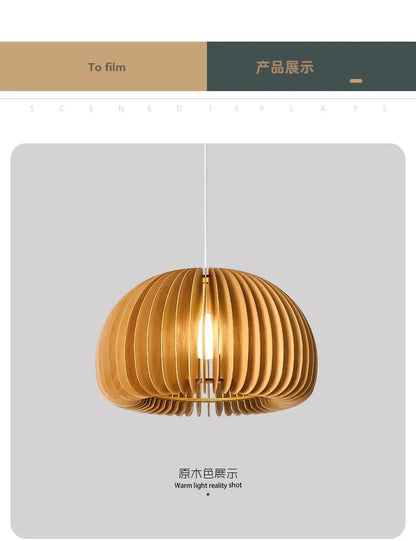 Bamboo Pendant Lights Hand Woven Ceiling Weaving Chandelier Lamp Rattan Wicker Hanging LED Fixtures Home Bedroom Bamboo Art Lamp
