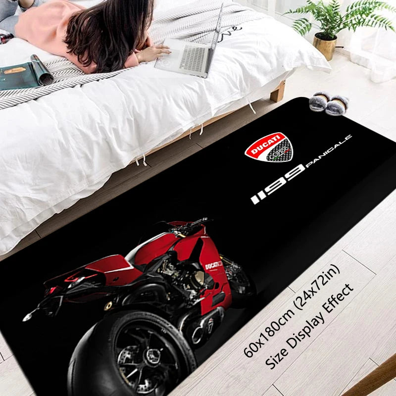 House Entrance Doormat Hallway Carpet Living Room Rugs DUCATIS Motorcycle Foot Carpets Bath Rug Floor Mats Non-slip Home Decor