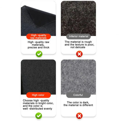 Rectangle Garage Floor Mat for Under Car Dark Grey Garage Flooring Rug Motorcycle Oil Spill Mat Absorbent Oil Garage Parking Mat