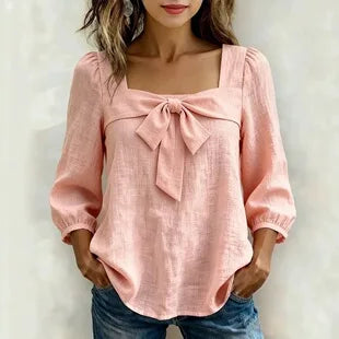 Women Linen Blend Romper Lapel Collar Short Sleeve Button Down Ruffle Hem Pocket Jumpsuit Casual Beach Playsuit